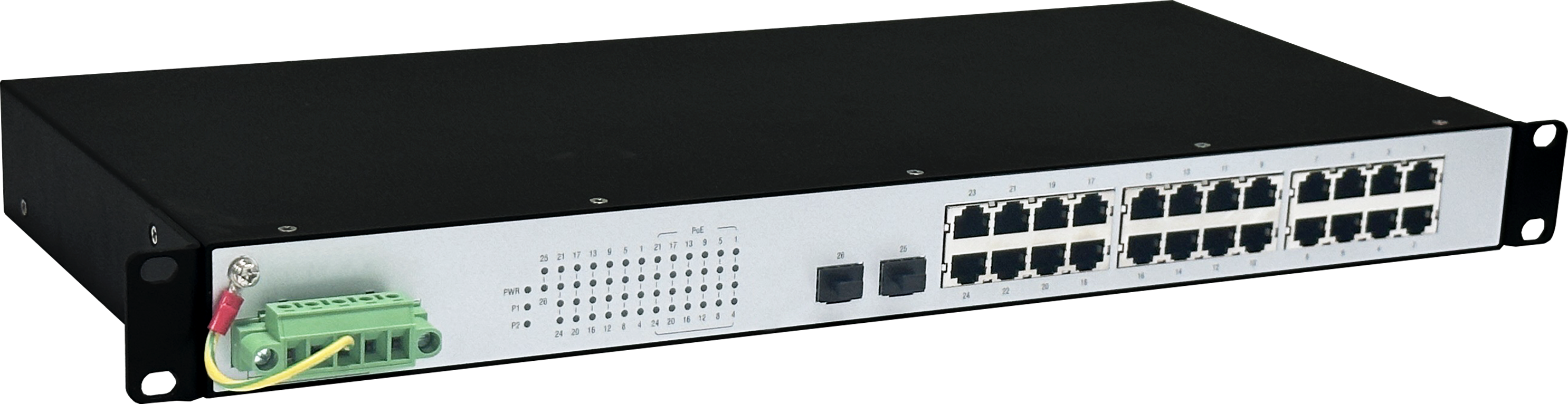 SRS2000 Series Rackmount Unmanaged PoE Industrial Switch